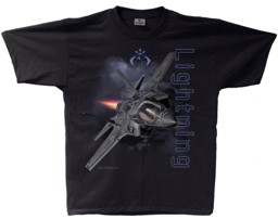 Bild von F-35 Lightning II Kinder T-Shirt schwarz